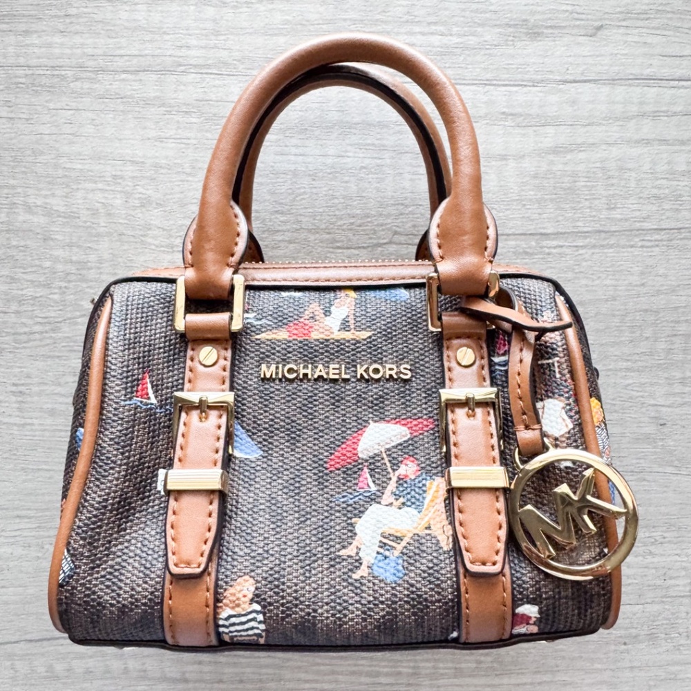 Michael Kors Bedford Legacy Extra-Small Jet Set Girls Duffle Crossbody Bag